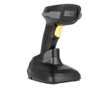 Wireless bluetooth barcode reader with cradle